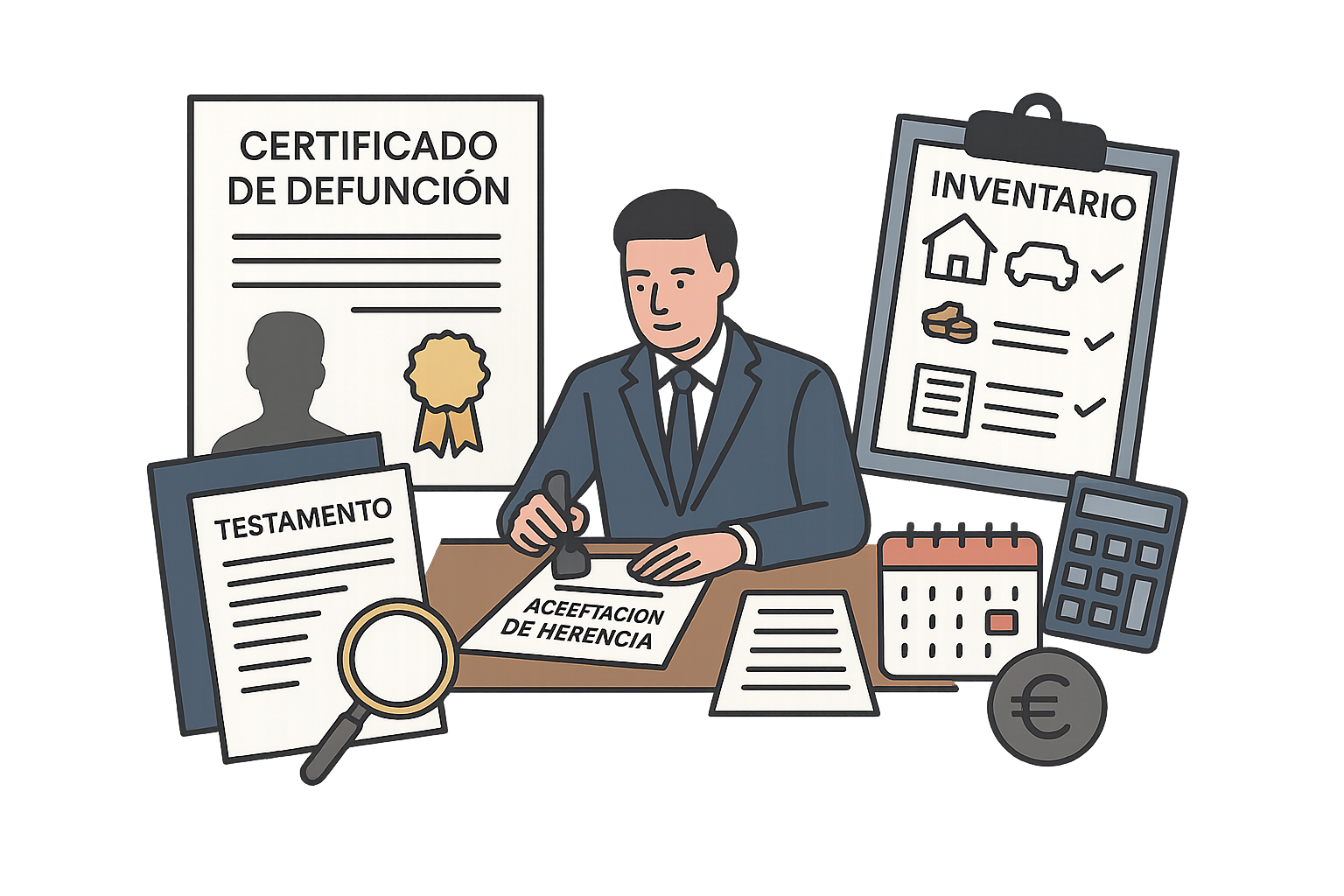 Pasos para aceptar una herencia en España