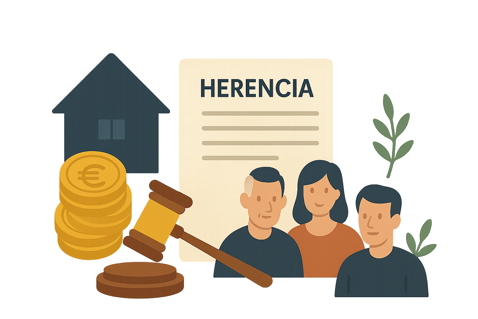 ¿Qué es una herencia y cómo se reparte en España?